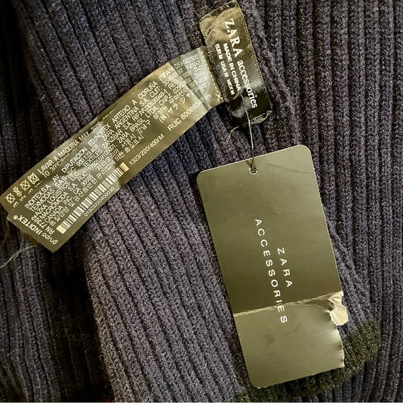 NWT ZARA Cable-knit Scarf - Picture 4 of 6